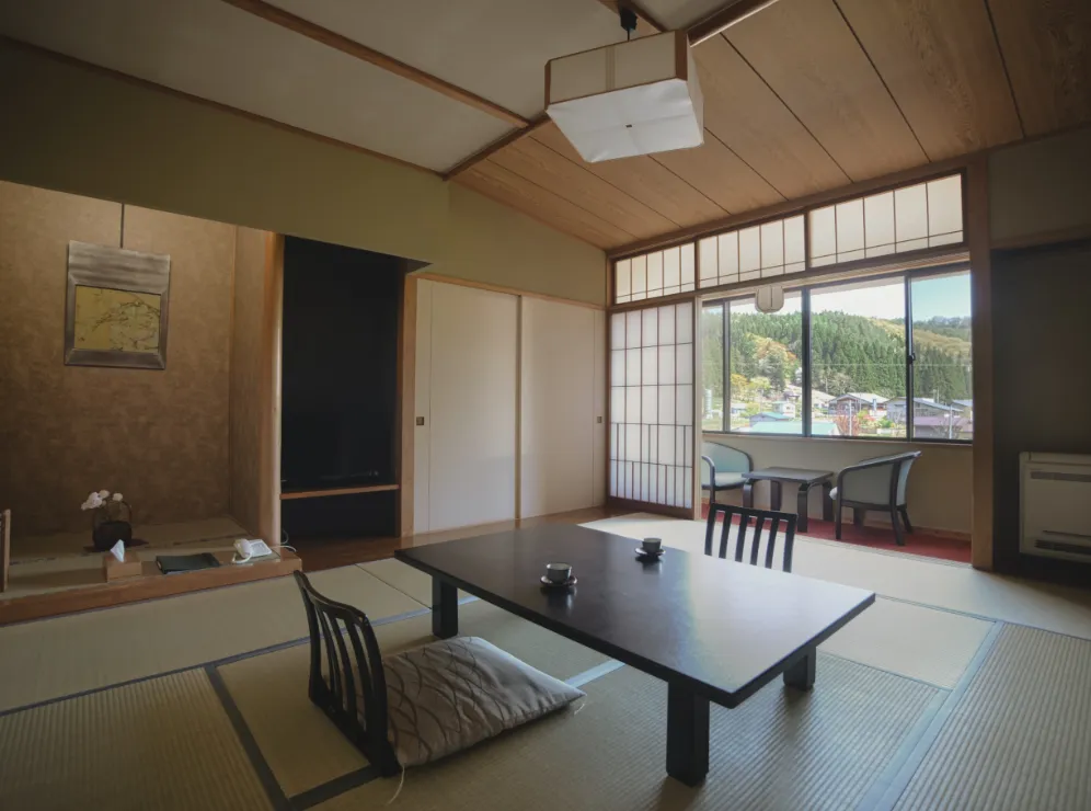 客室にご案内